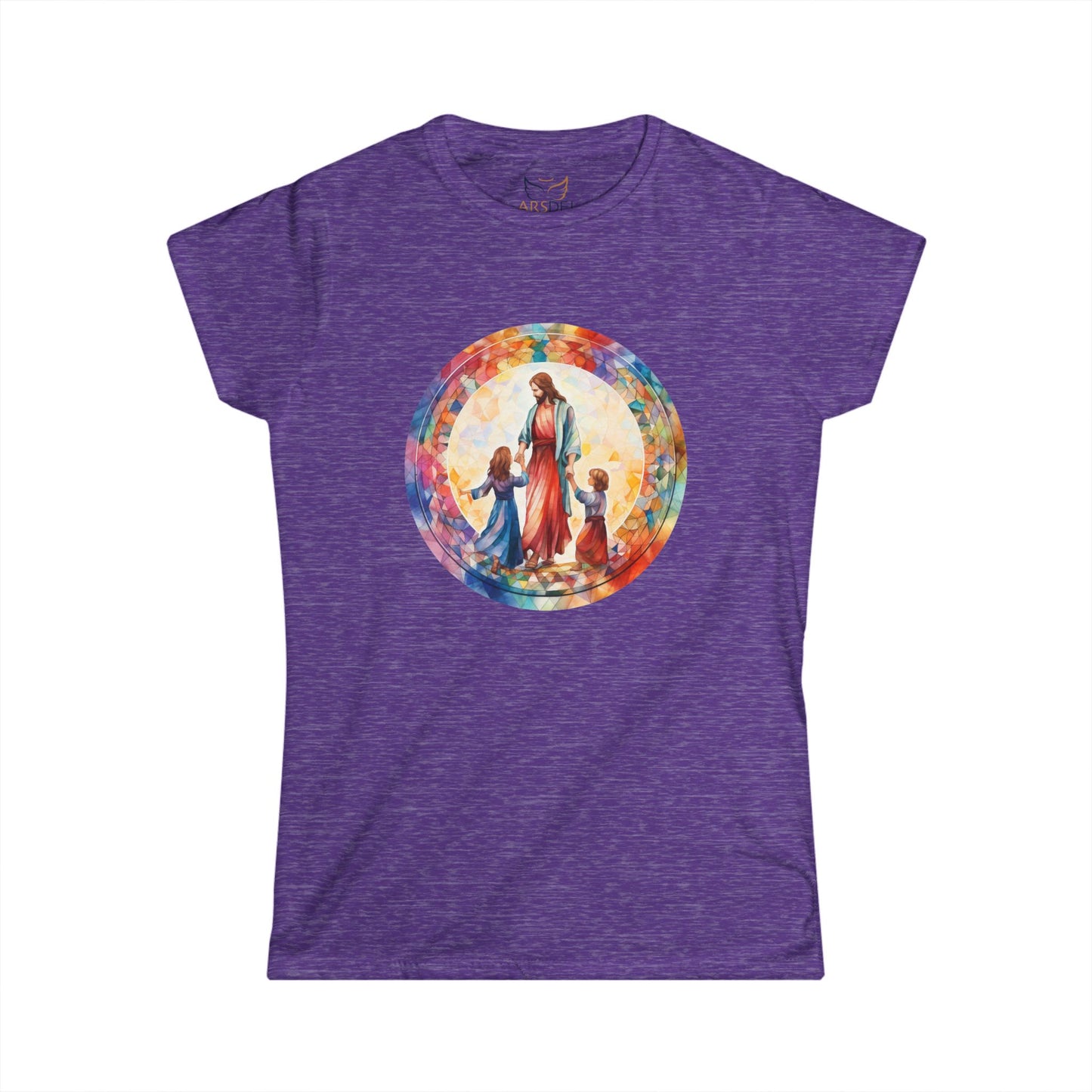Inspiring Women's Softstyle Tee - Colorful Family Design