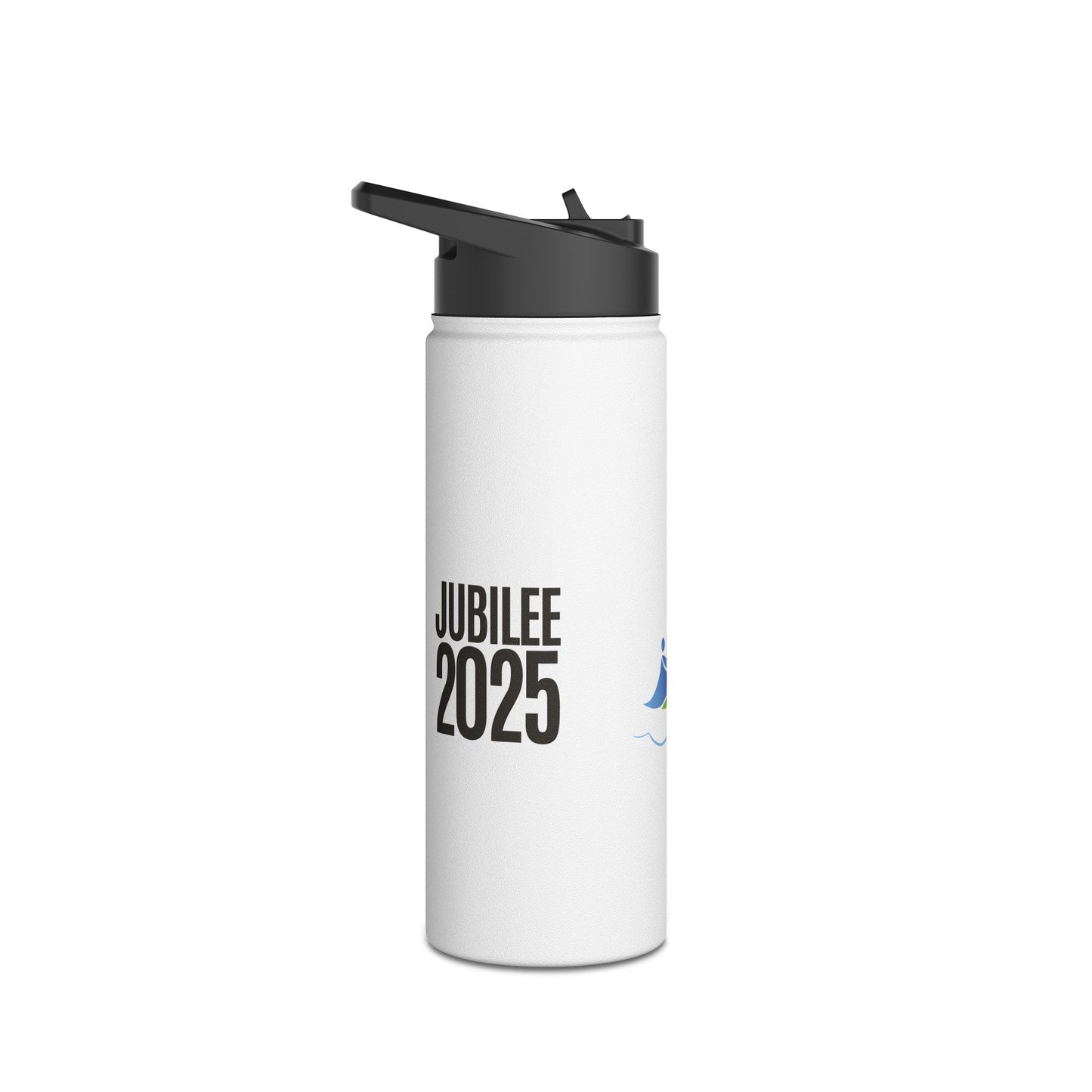 Inspirational Stainless Steel Water Bottle - 'Jubilee 2025' & Hope Design