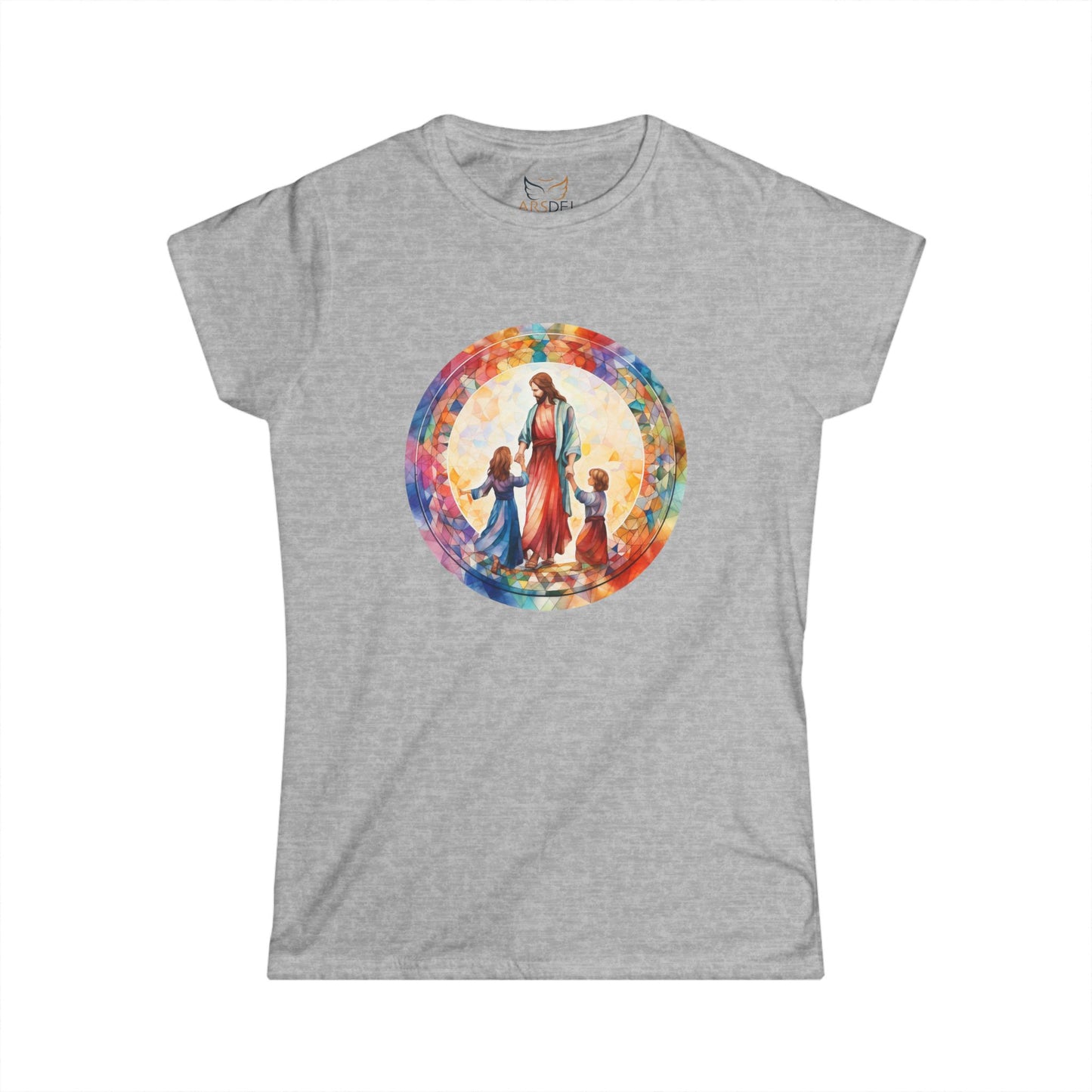 Inspiring Women's Softstyle Tee - Colorful Family Design
