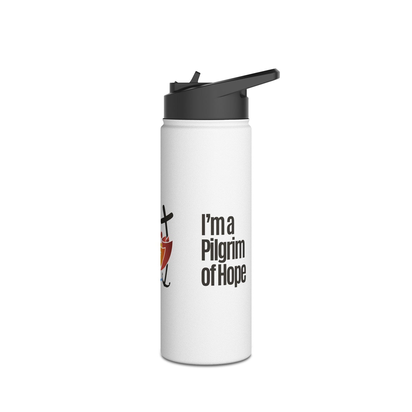 Inspirational Stainless Steel Water Bottle - 'Jubilee 2025' & Hope Design