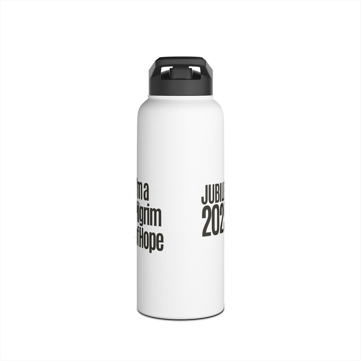 Inspirational Stainless Steel Water Bottle - 'Jubilee 2025' & Hope Design