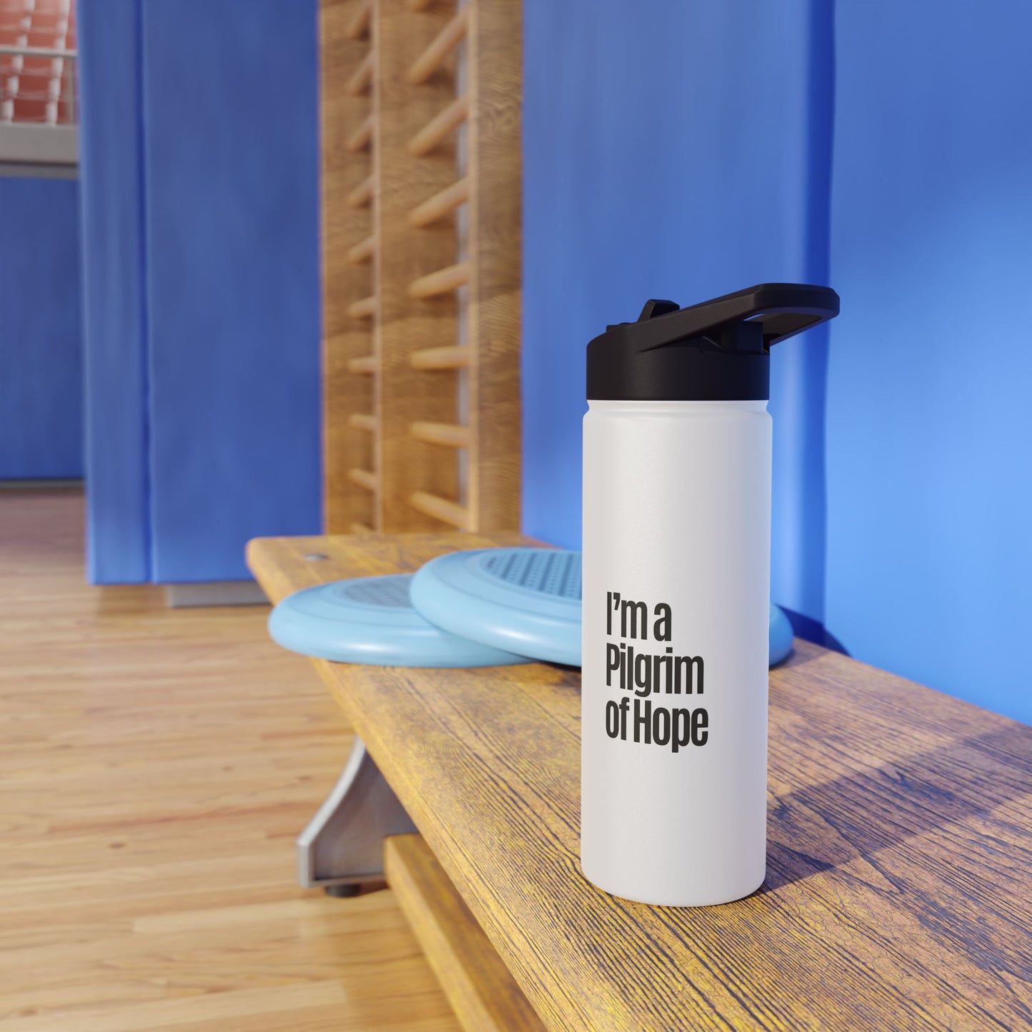 Inspirational Stainless Steel Water Bottle - 'Jubilee 2025' & Hope Design