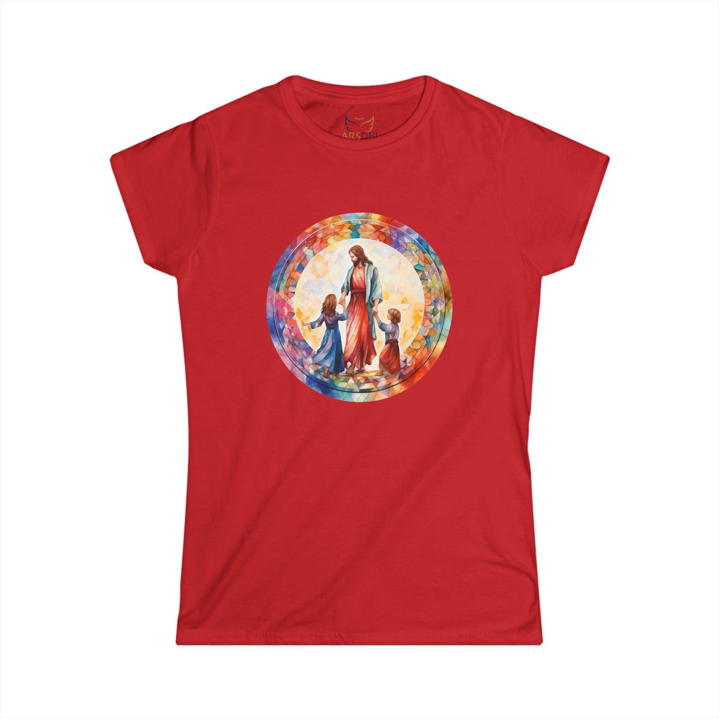 Inspiring Women's Softstyle Tee - Colorful Family Design