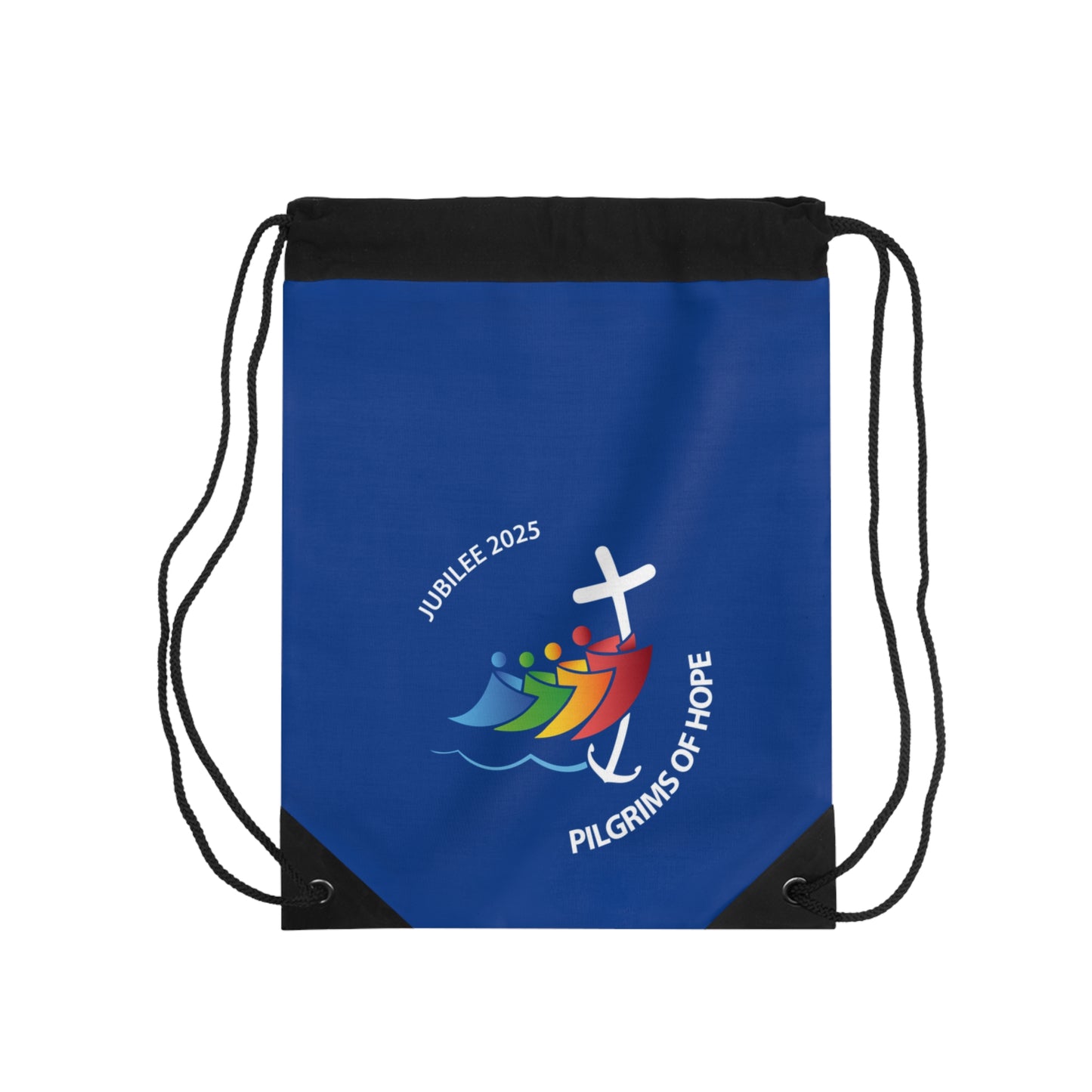 Pilgrims of Hope Drawstring Bag - Jubilee 2025 Design for Faithful Travelers