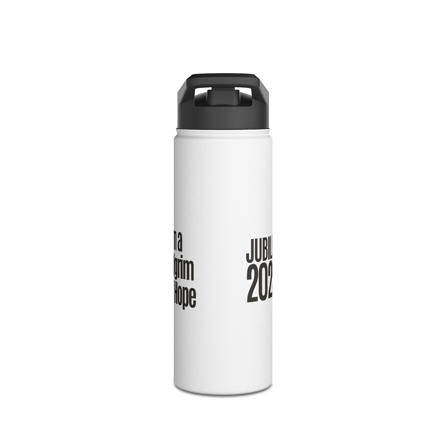 Inspirational Stainless Steel Water Bottle - 'Jubilee 2025' & Hope Design
