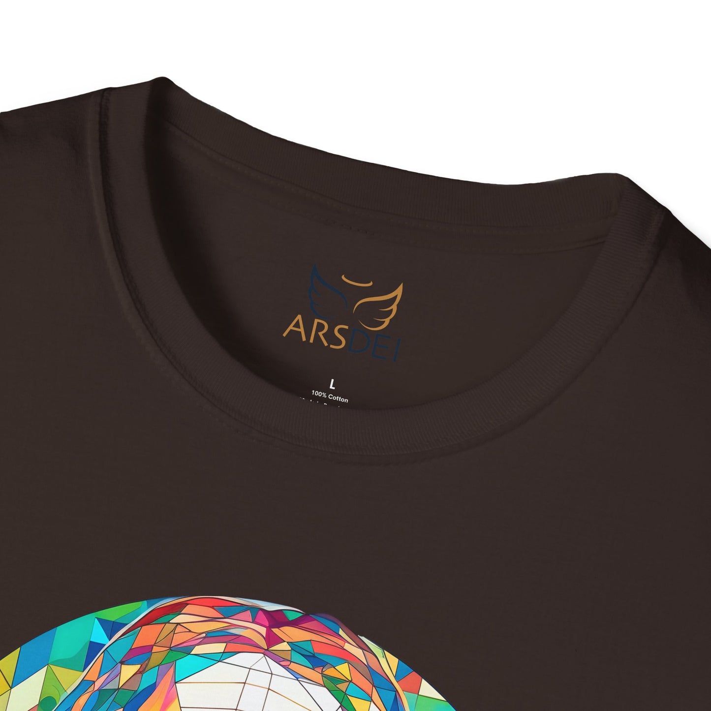 Colorful Jesus Graphic Unisex Softstyle T-Shirt - Spiritual Fashion for Everyday Wear