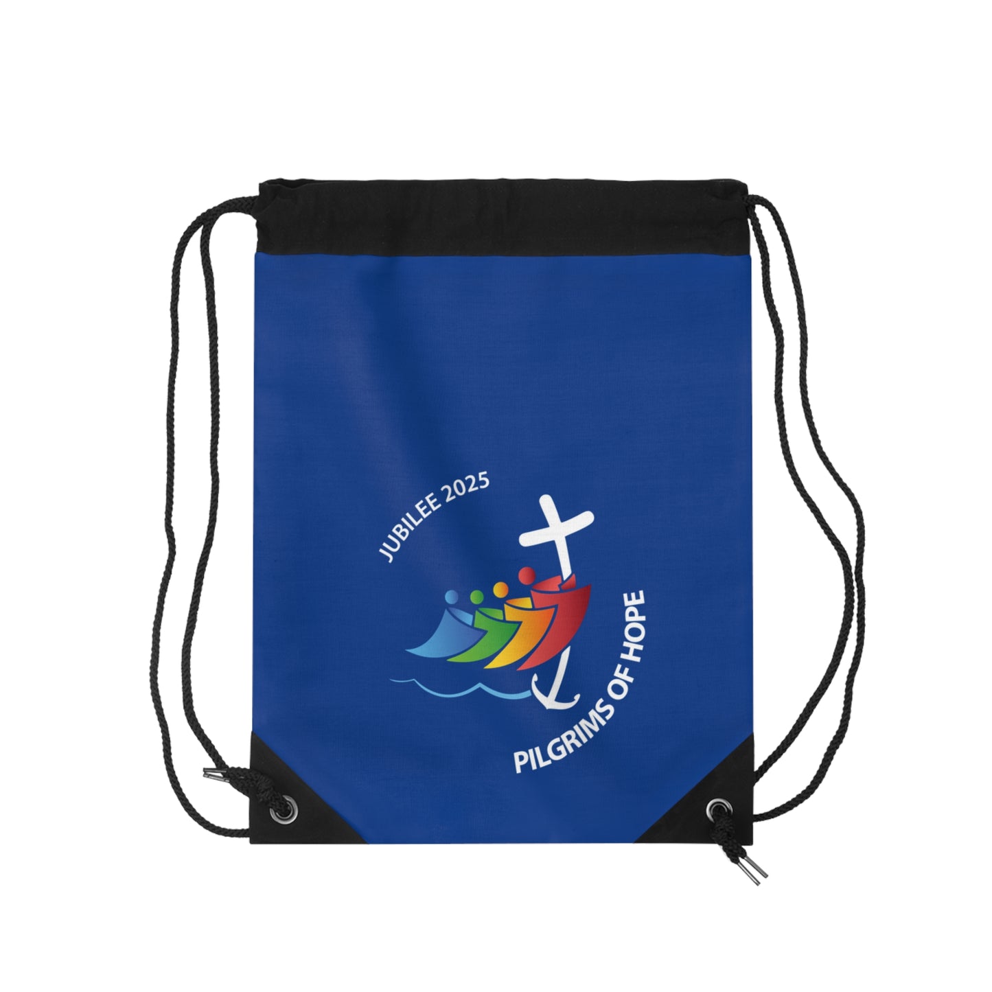 Pilgrims of Hope Drawstring Bag - Jubilee 2025 Design for Faithful Travelers