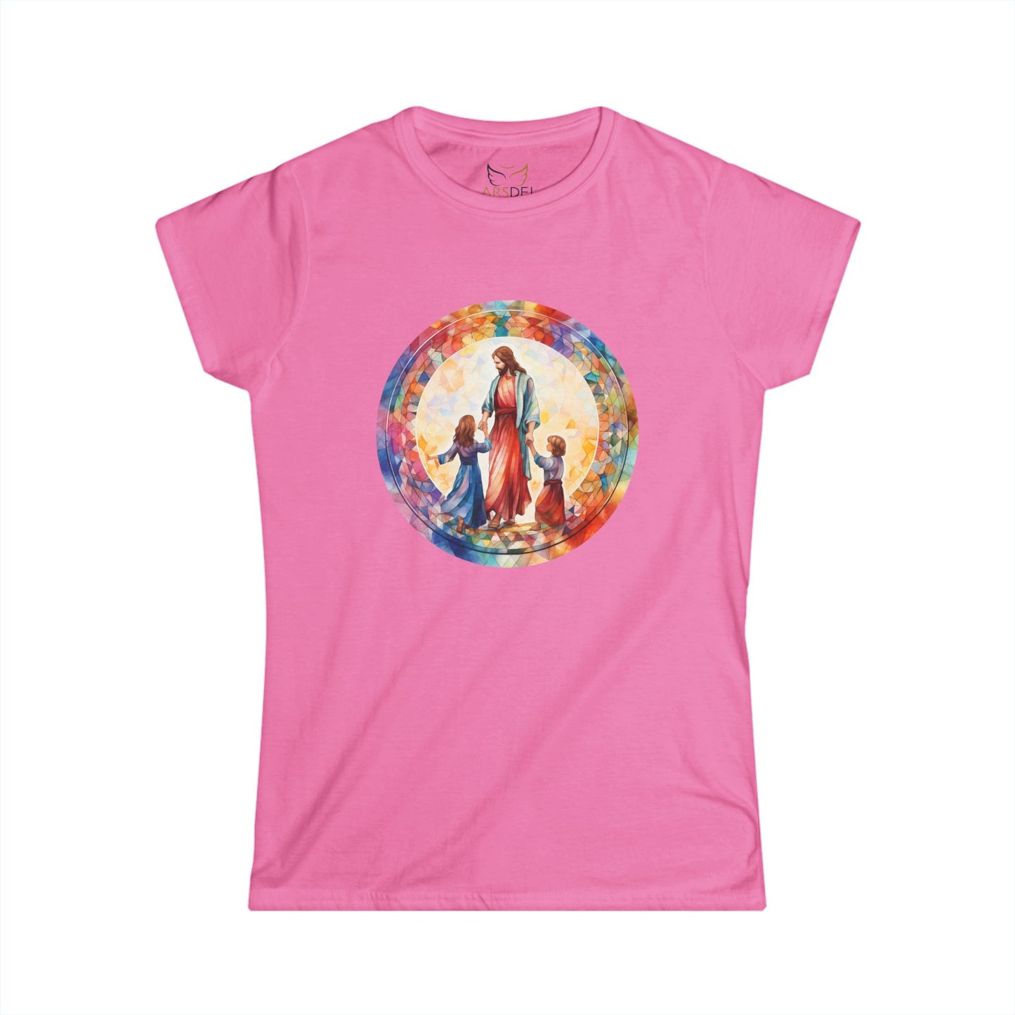 Inspiring Women's Softstyle Tee - Colorful Family Design