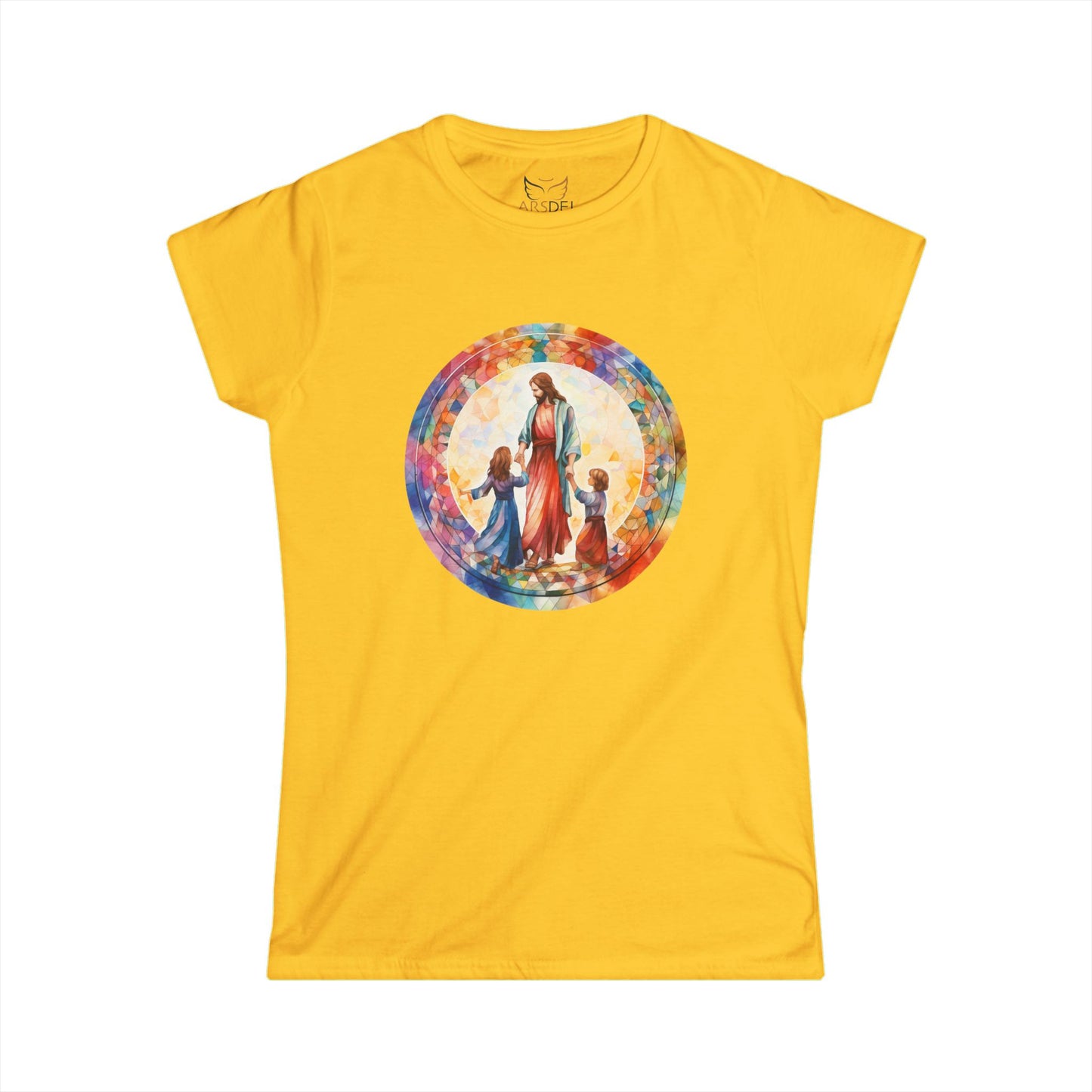 Inspiring Women's Softstyle Tee - Colorful Family Design