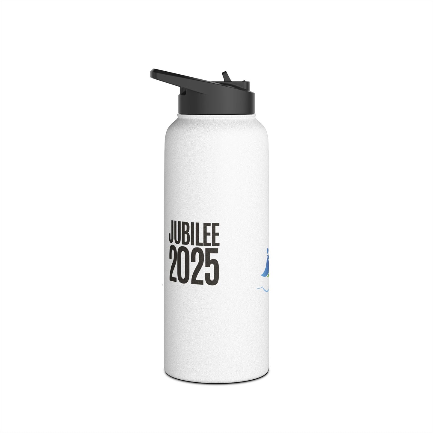 Inspirational Stainless Steel Water Bottle - 'Jubilee 2025' & Hope Design