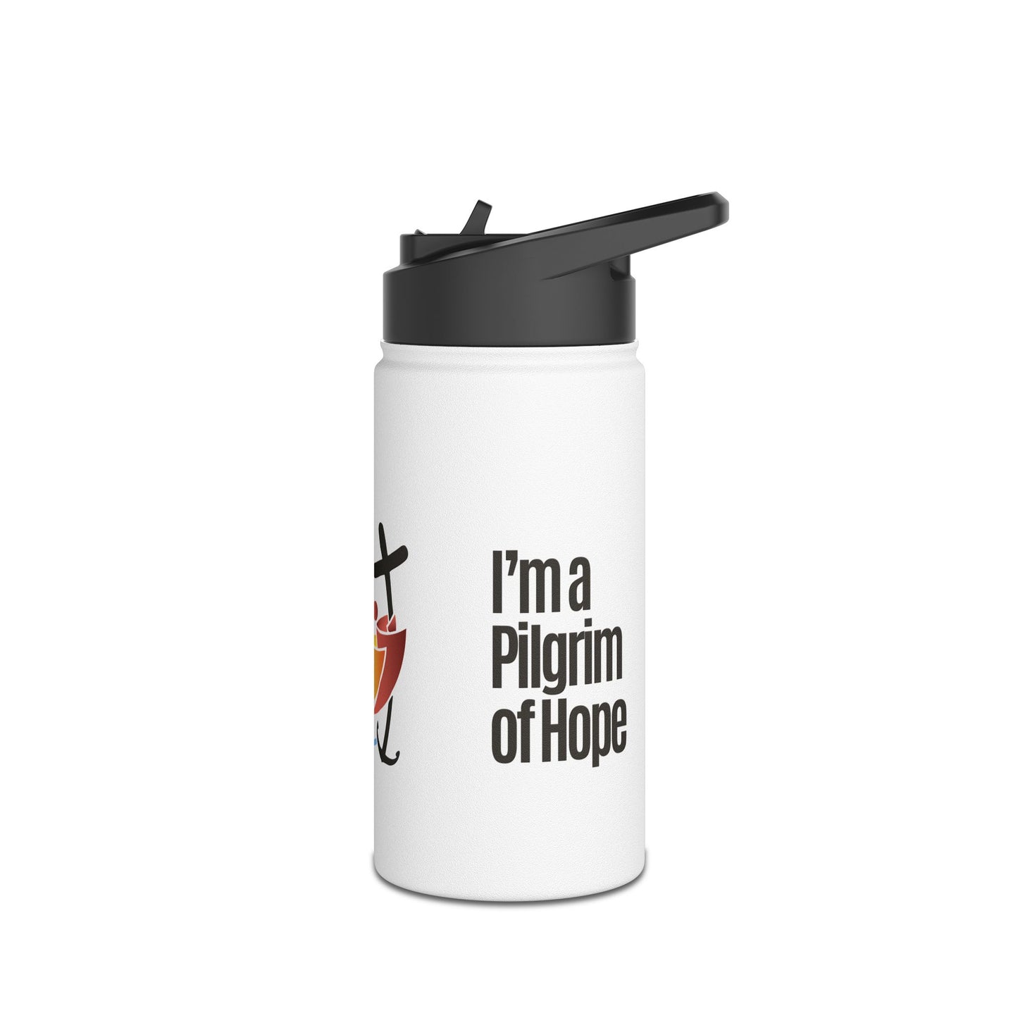 Inspirational Stainless Steel Water Bottle - 'Jubilee 2025' & Hope Design