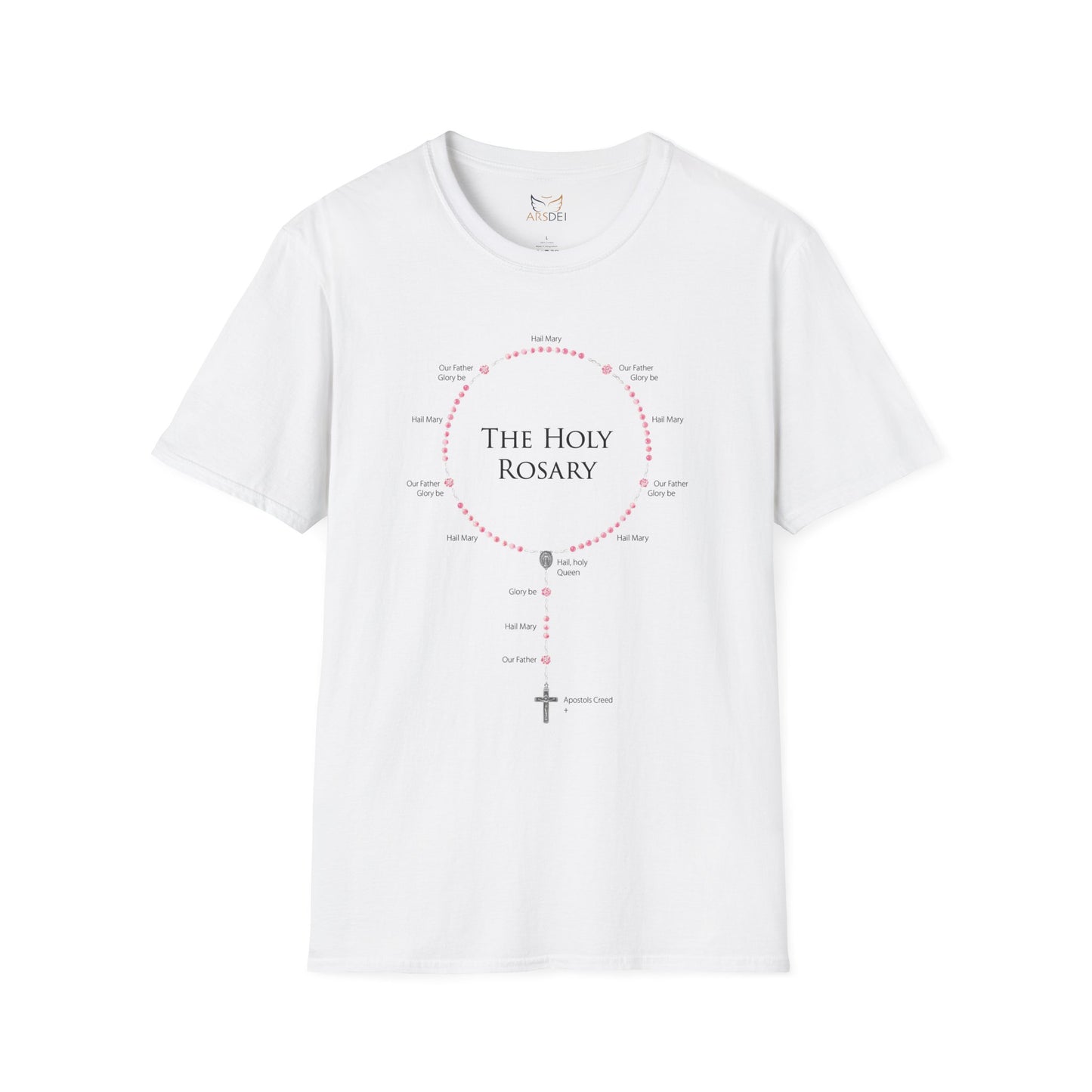 Unisex Holy Rosary Softstyle T-Shirt - Inspirational Catholic Apparel