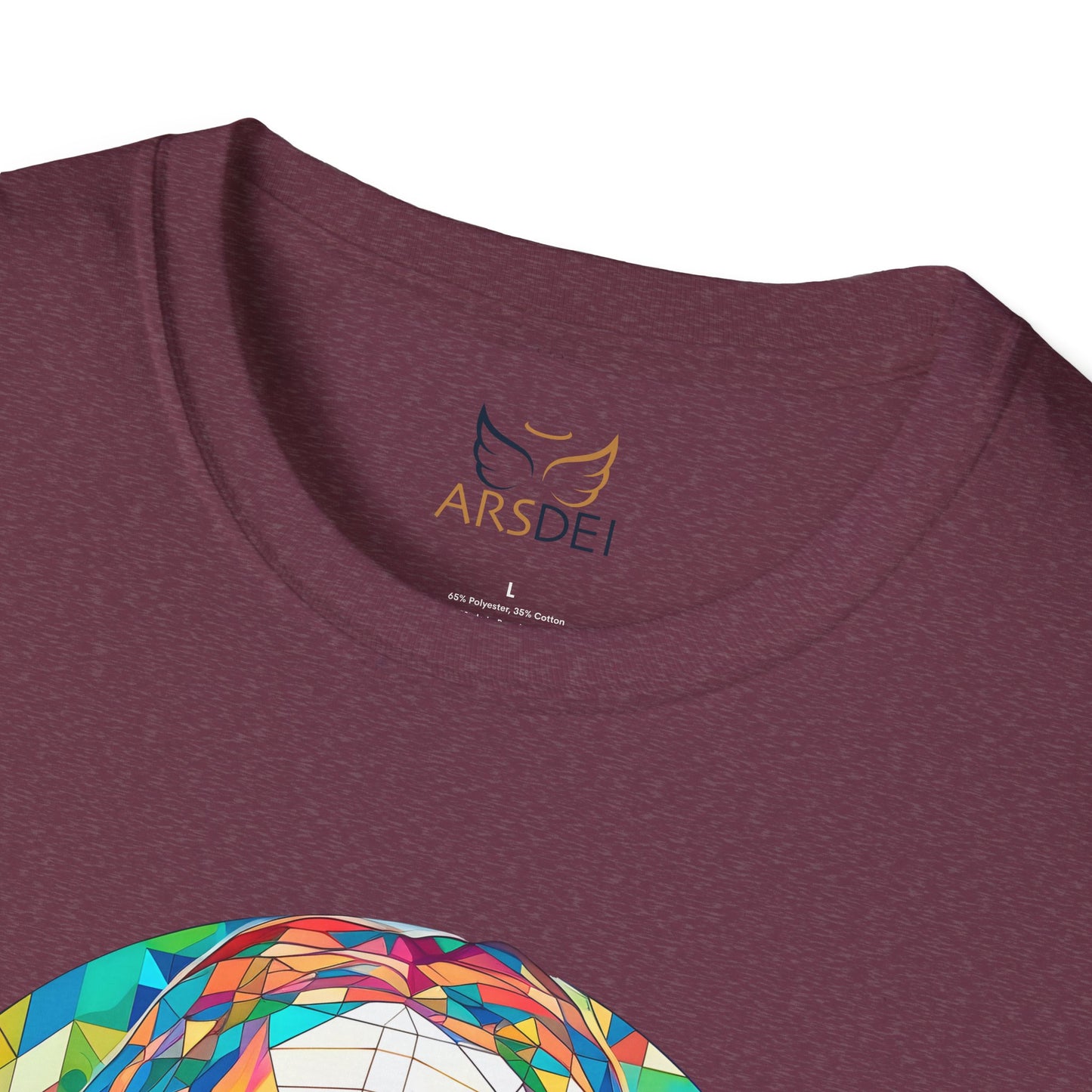 Colorful Jesus Graphic Unisex Softstyle T-Shirt - Spiritual Fashion for Everyday Wear