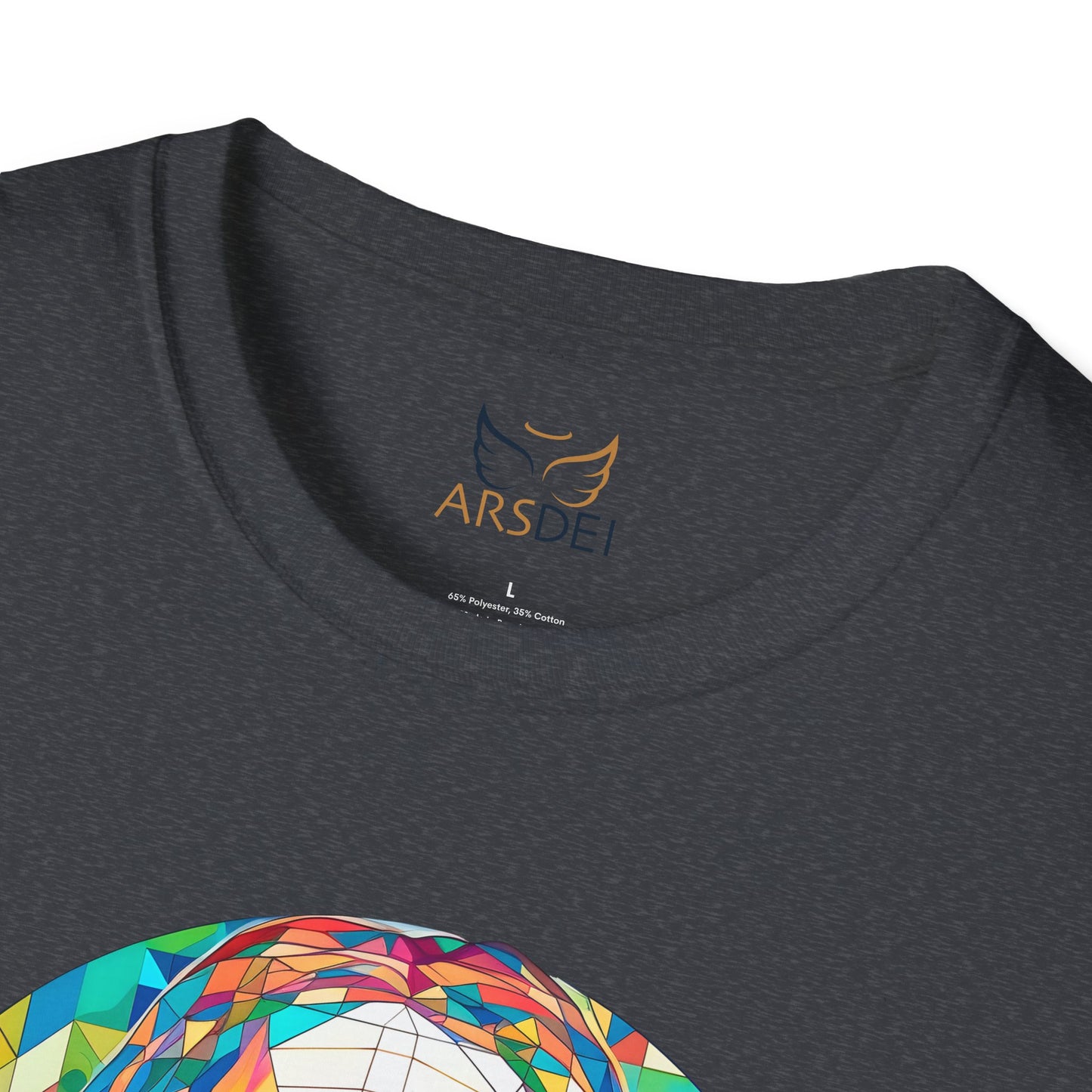 Colorful Jesus Graphic Unisex Softstyle T-Shirt - Spiritual Fashion for Everyday Wear