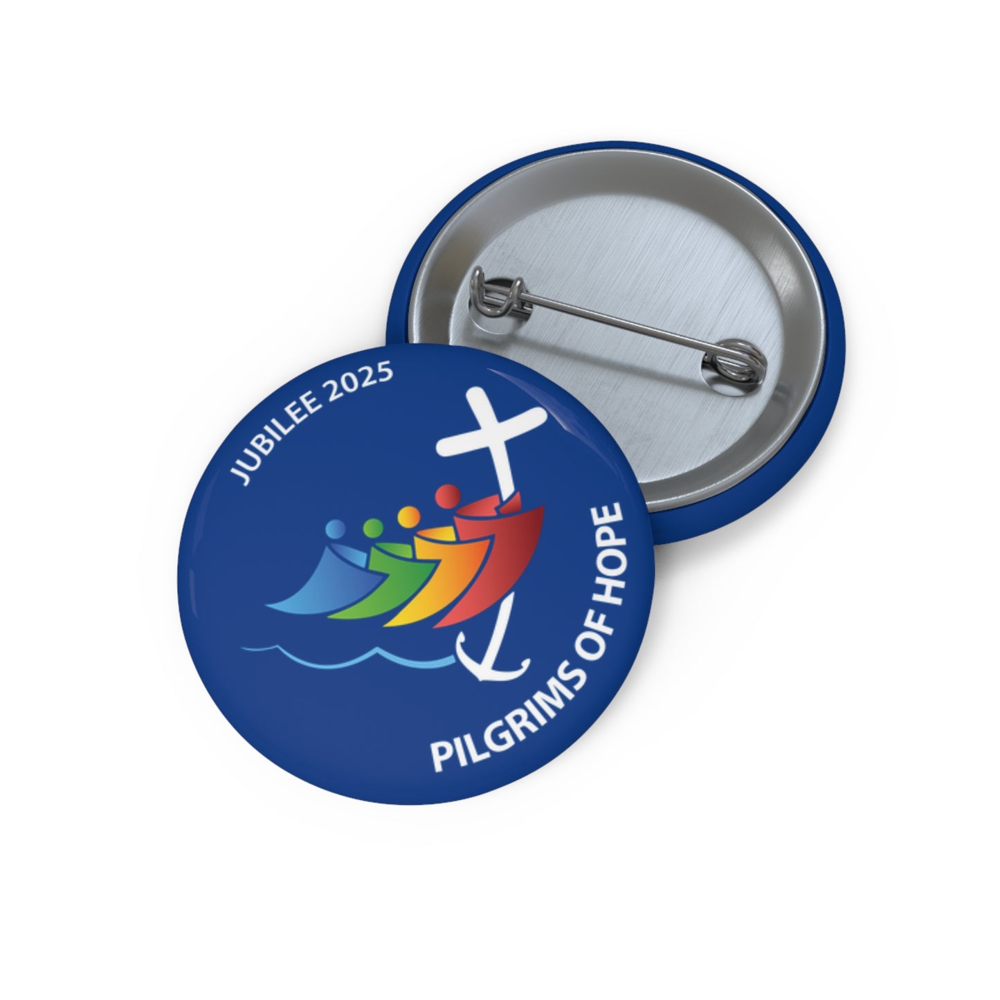 Custom Pin Buttons - Jubilee 2025 Pilgrims of Hope