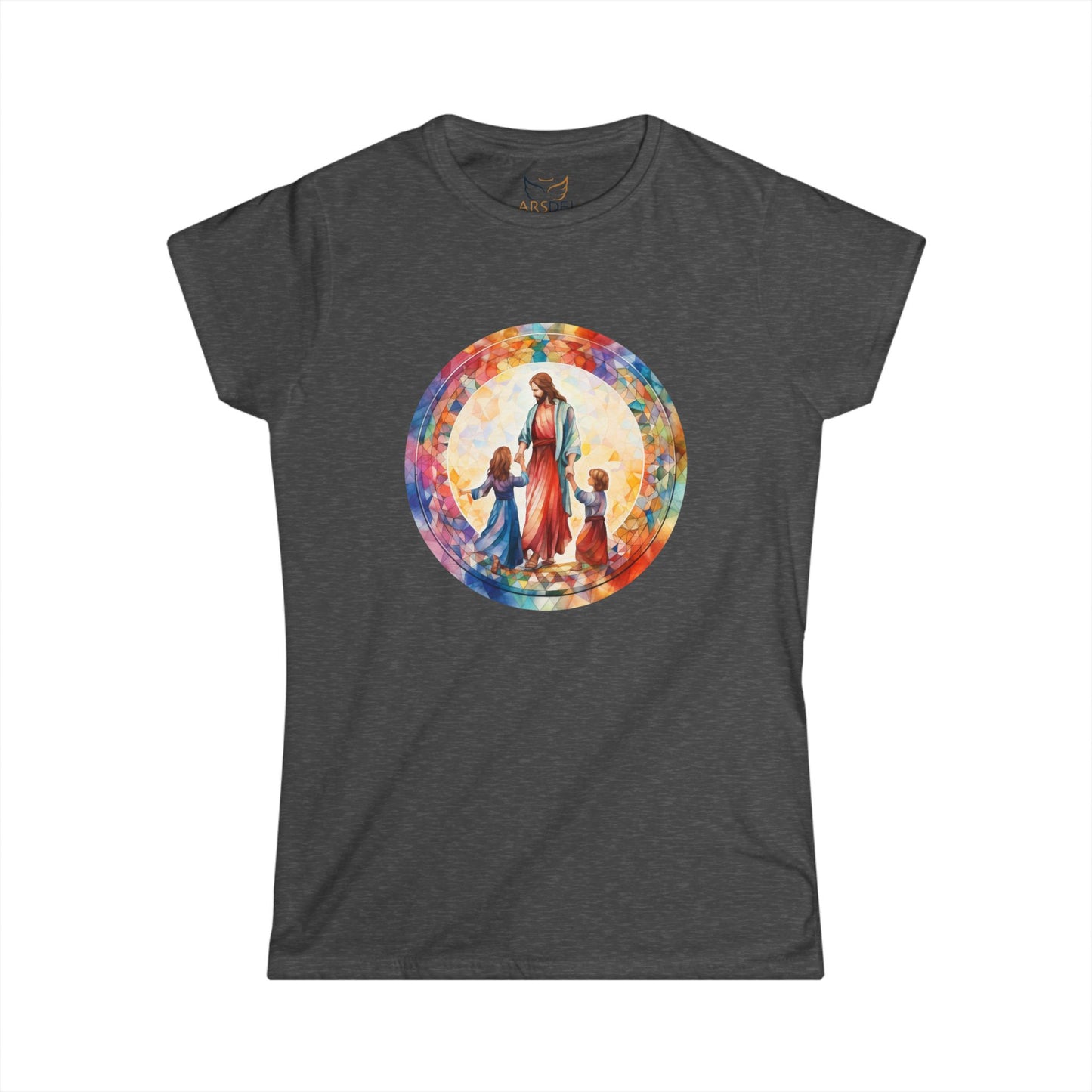 Inspiring Women's Softstyle Tee - Colorful Family Design