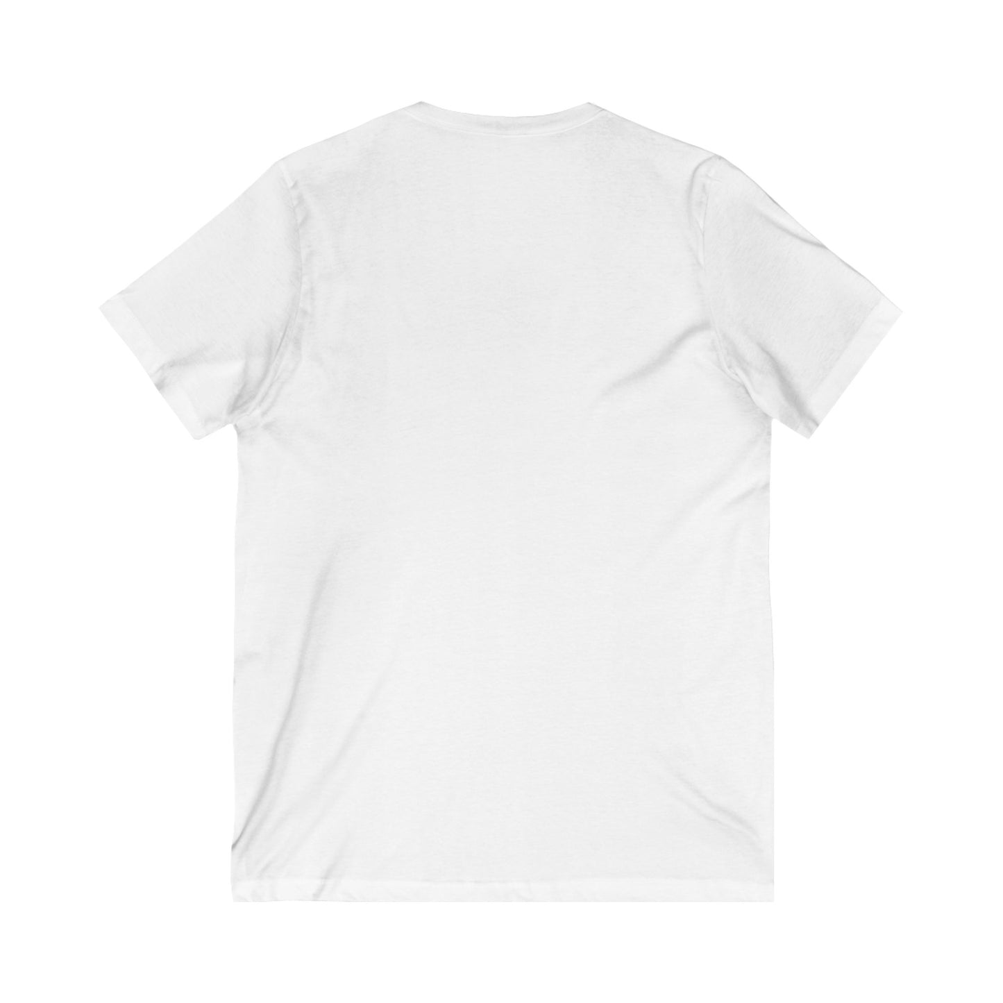 Vibrant Virgin Mary V-Neck Tee for Faithful Souls