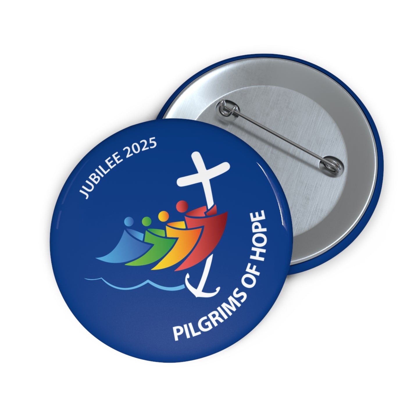 Custom Pin Buttons - Jubilee 2025 Pilgrims of Hope
