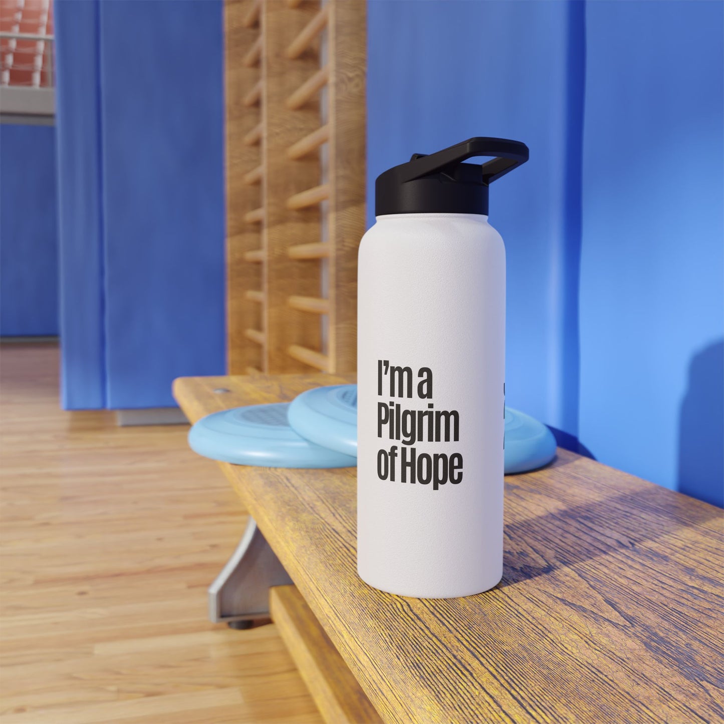 Inspirational Stainless Steel Water Bottle - 'Jubilee 2025' & Hope Design