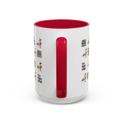 Inspirational Colored Mug - Jubilee 2025 - I'm a Pilgrim of Hope