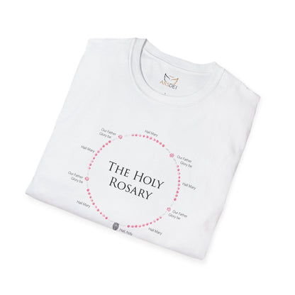 Unisex Holy Rosary Softstyle T-Shirt - Inspirational Catholic Apparel