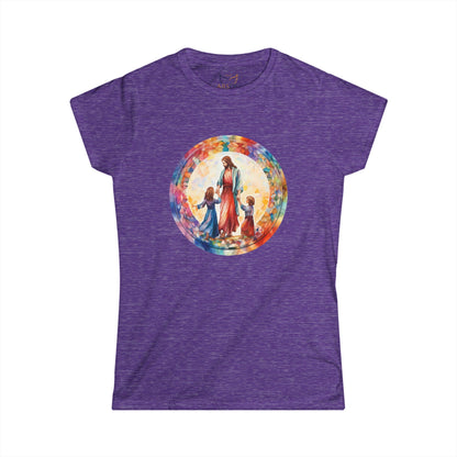 Inspiring Women's Softstyle Tee - Colorful Family Design
