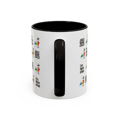 Inspirational Colored Mug - Jubilee 2025 - I'm a Pilgrim of Hope