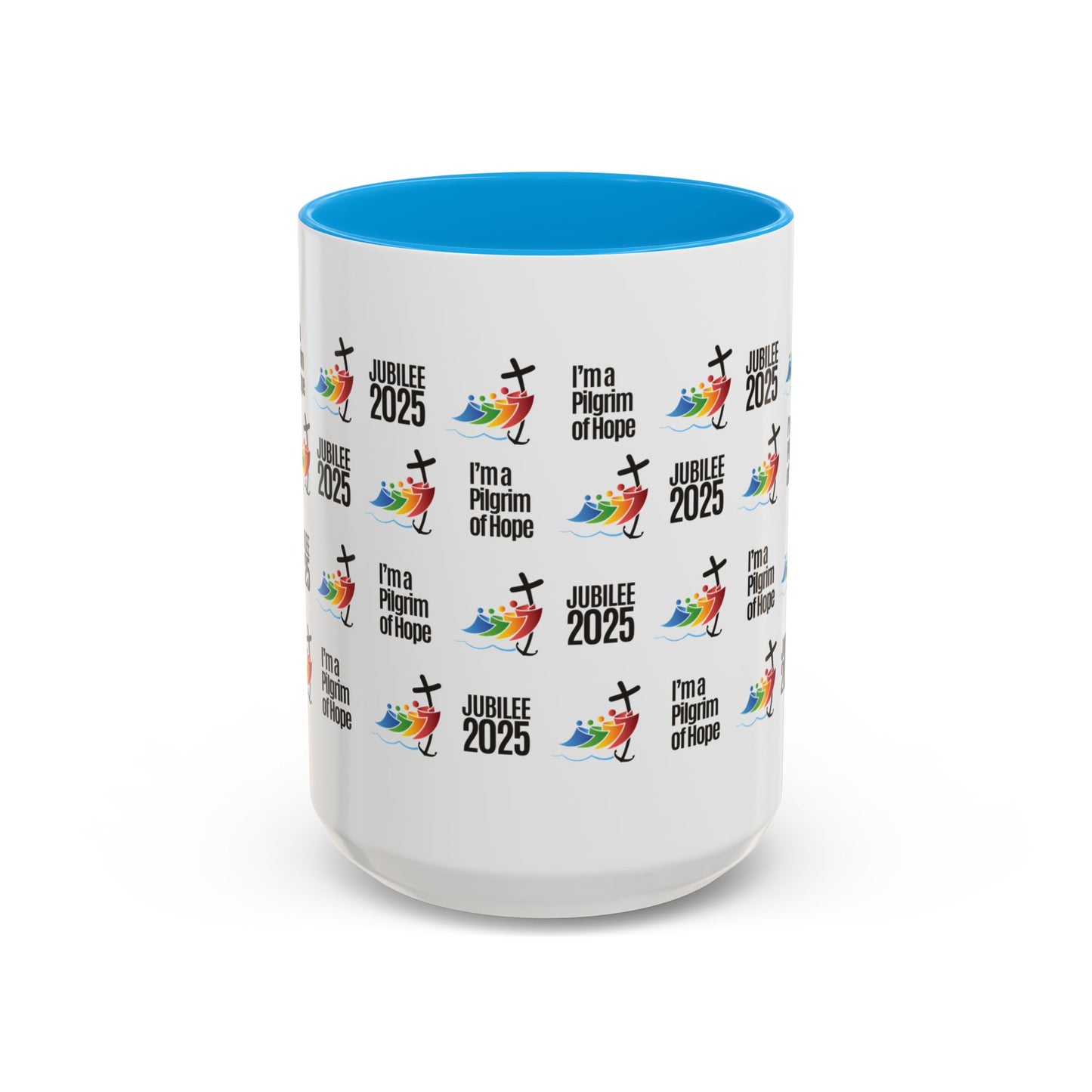 Inspirational Colored Mug - Jubilee 2025 - I'm a Pilgrim of Hope