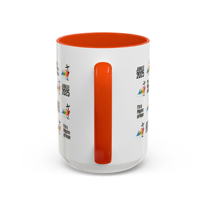 Inspirational Colored Mug - Jubilee 2025 - I'm a Pilgrim of Hope