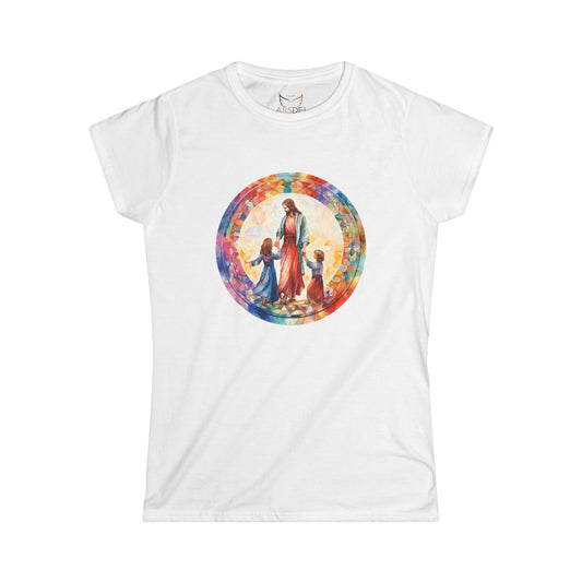 Inspiring Women's Softstyle Tee - Colorful Family Design