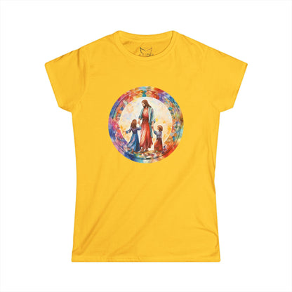 Inspiring Women's Softstyle Tee - Colorful Family Design