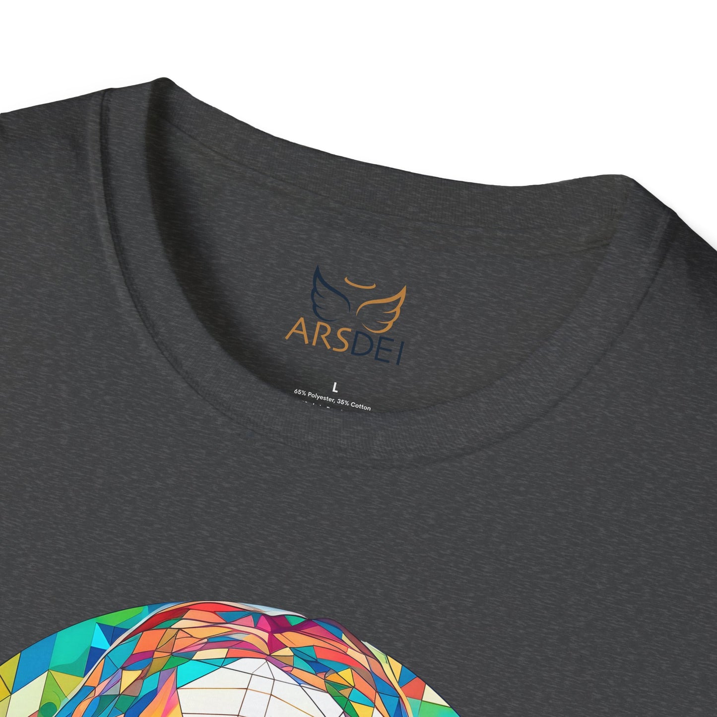 Colorful Jesus Graphic Unisex Softstyle T-Shirt - Spiritual Fashion for Everyday Wear