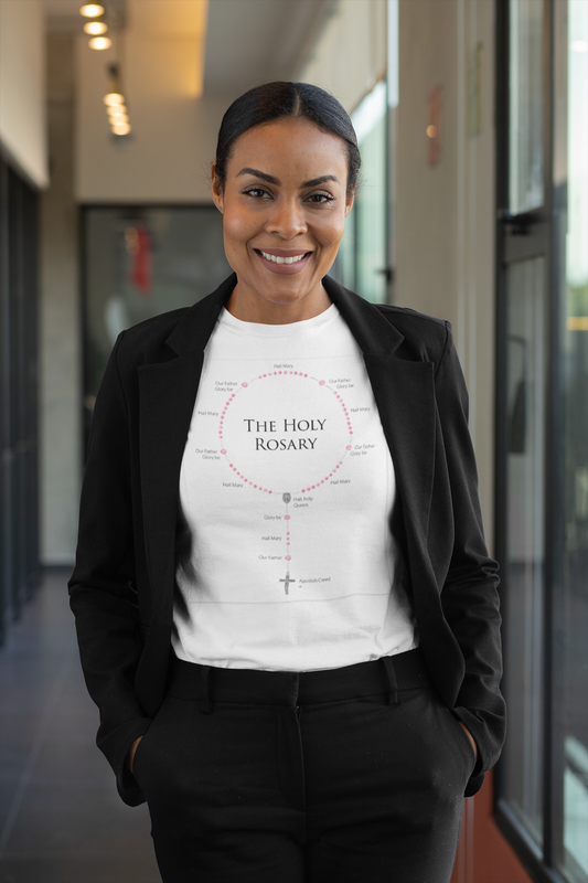 Unisex Holy Rosary Softstyle T-Shirt - Inspirational Catholic Apparel