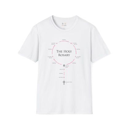 Unisex Holy Rosary Softstyle T-Shirt - Inspirational Catholic Apparel