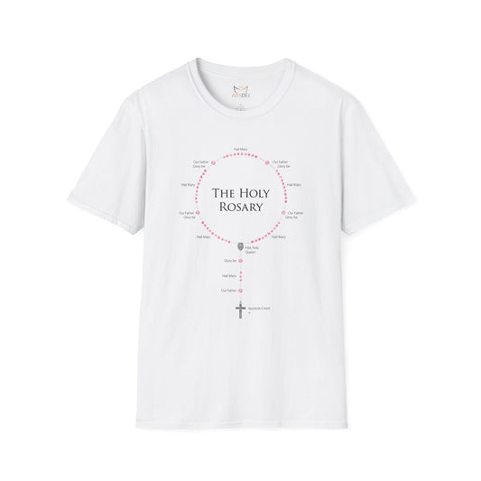 Unisex Holy Rosary Softstyle T-Shirt - Inspirational Catholic Apparel