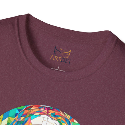 Colorful Jesus Graphic Unisex Softstyle T-Shirt - Spiritual Fashion for Everyday Wear