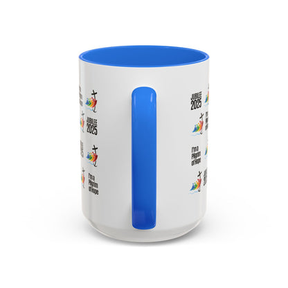 Inspirational Colored Mug - Jubilee 2025 - I'm a Pilgrim of Hope