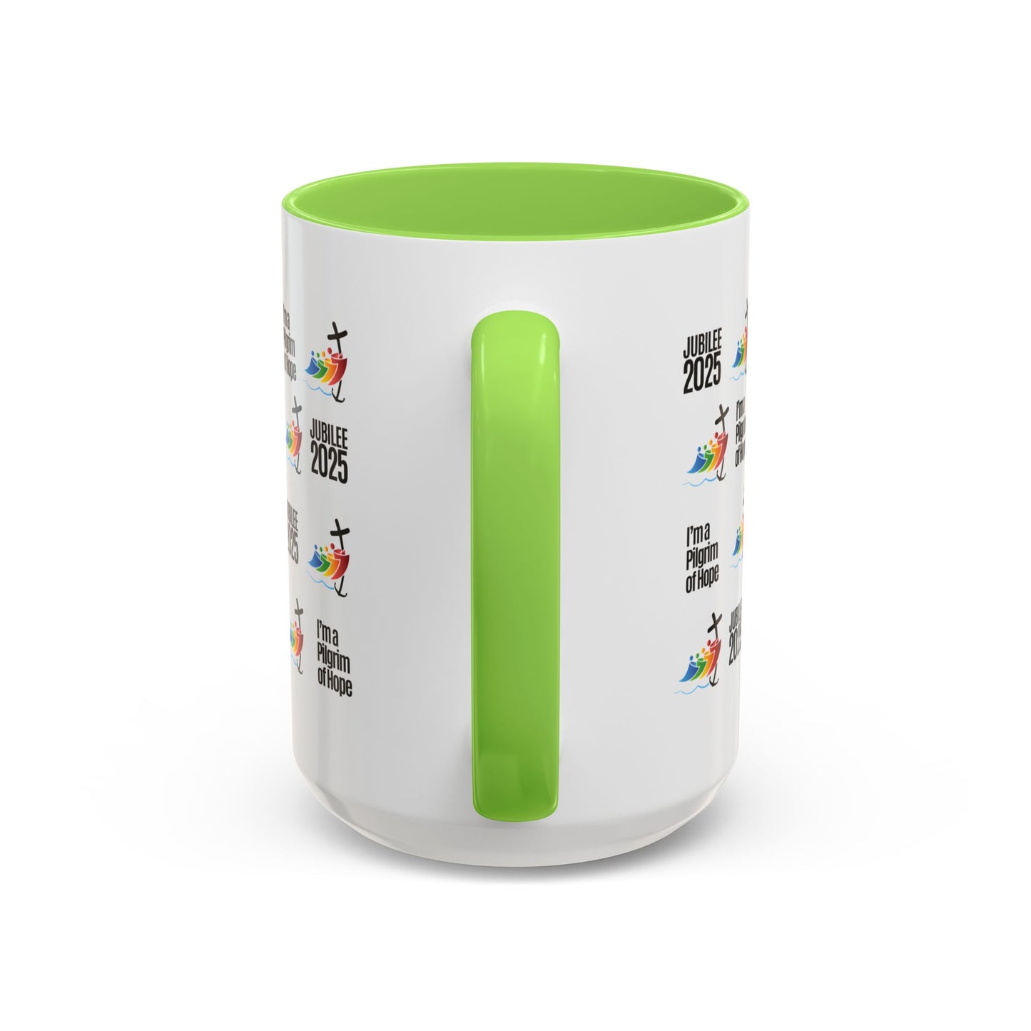 Inspirational Colored Mug - Jubilee 2025 - I'm a Pilgrim of Hope