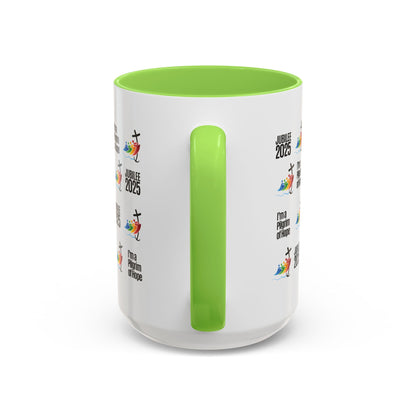 Inspirational Colored Mug - Jubilee 2025 - I'm a Pilgrim of Hope