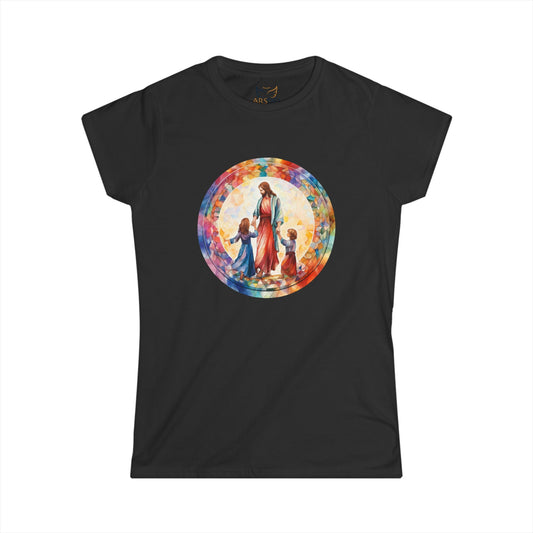 Inspiring Women's Softstyle Tee - Colorful Family Design