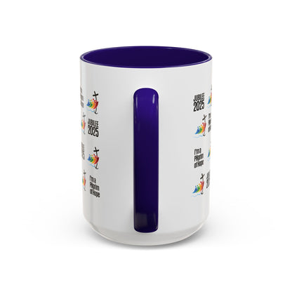 Inspirational Colored Mug - Jubilee 2025 - I'm a Pilgrim of Hope
