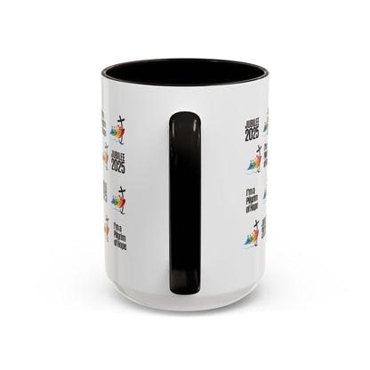 Inspirational Colored Mug - Jubilee 2025 - I'm a Pilgrim of Hope
