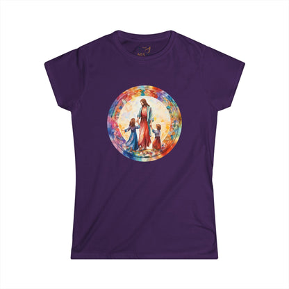 Inspiring Women's Softstyle Tee - Colorful Family Design