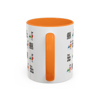 Inspirational Colored Mug - Jubilee 2025 - I'm a Pilgrim of Hope
