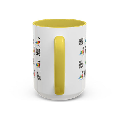 Inspirational Colored Mug - Jubilee 2025 - I'm a Pilgrim of Hope